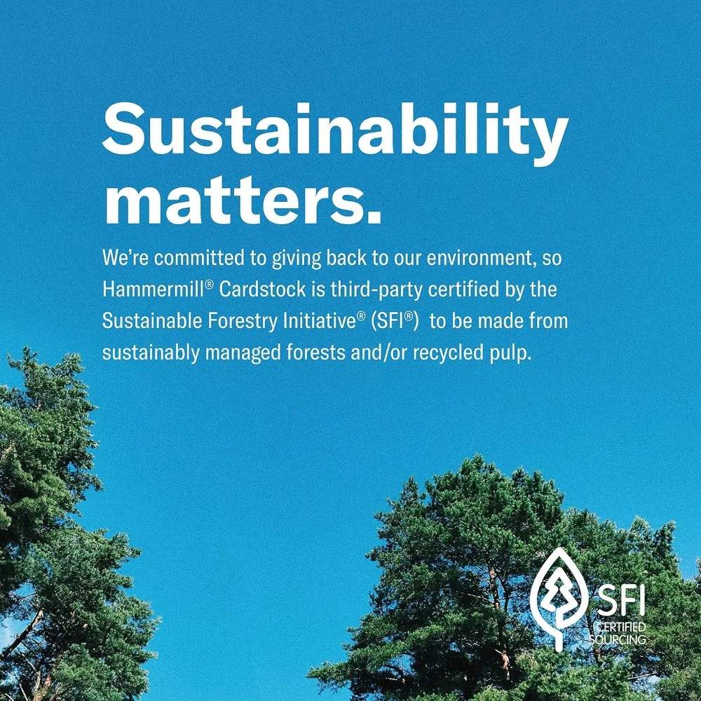 กระดาษสีเหลืองคานารี Hammermill 20 ปอนด์ ขนาด 8.5 x 11 นิ้ว แพ็ค 10 รีม (5,000 แผ่น) - ผลิตในอเมริกา, กระดาษสีพาสเทล, 103341C