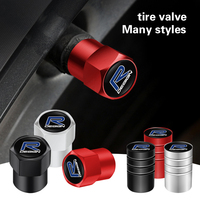 1Set Car Styling Metal Wheel Tire Valve Caps Dust Accessories For Rdesign Volvo V50 AWD XC40 Polestar V60 S90 V70 S40 S70 T6 S80