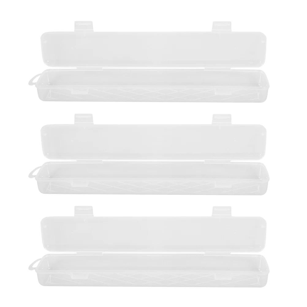 Watercolor Brush Box Pen Holder Storage Carton Transparent Plastic Pencil Case Travel