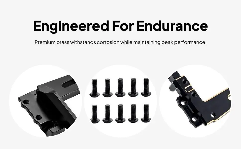 Messing Servo Holding Servo Bracket Assembly, Stuurinrichting Seat Servo Bracket, voor DIY Model op