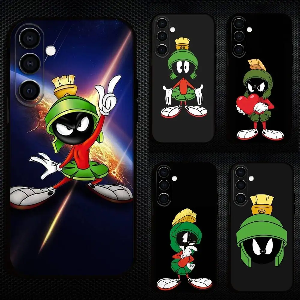 

M-Marvin T-The M-Martian Phone Case For Samsung Galaxy A73,A72,A71,A70,A53,A52,A51,Others Soft Black Cover