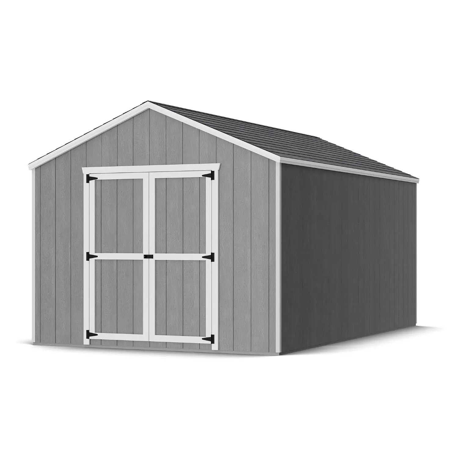 10x16 Value Gable Wood Storage Shed with Floor, Outdoor DIY Precut Kit, Customized