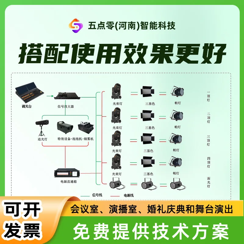 

DMX512Stage Lighting380WThree-in-one pattern light, moving head light, lighting and sound system equipment for weddings and perf