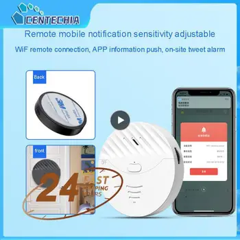 1/2/3pcs Easy Installation Wifi Smart App Multi-Functionality Safe Home Vibration Sensor Shock Alarm Anti-Theft