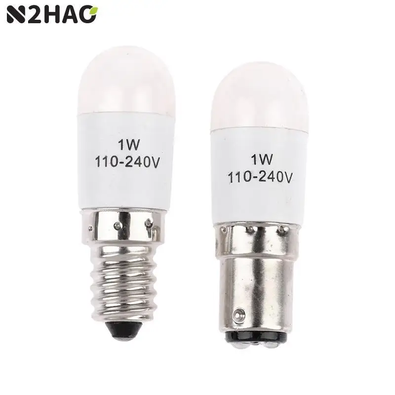 1PC Sewing LED Bulb BA15D/E14 Light Illuminate Lamp Home Sewing Machine Fits Singer Juki Pfaff Janome Brother Acme Accessories