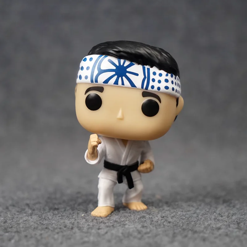 10cm cartoon The Karate Kid action figure doll hard PVC kids collection Daniel LaRusso model toy