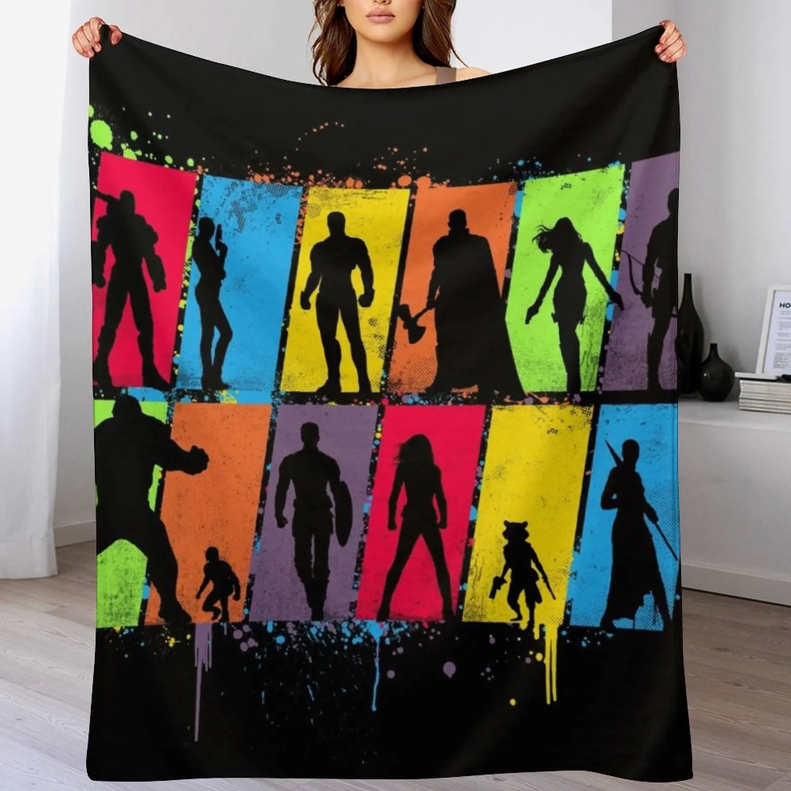 

Whatever It Takes - Superhero shirt Throw Blanket Luxurious Soft Fuzzy Blanket for Sofa Bed