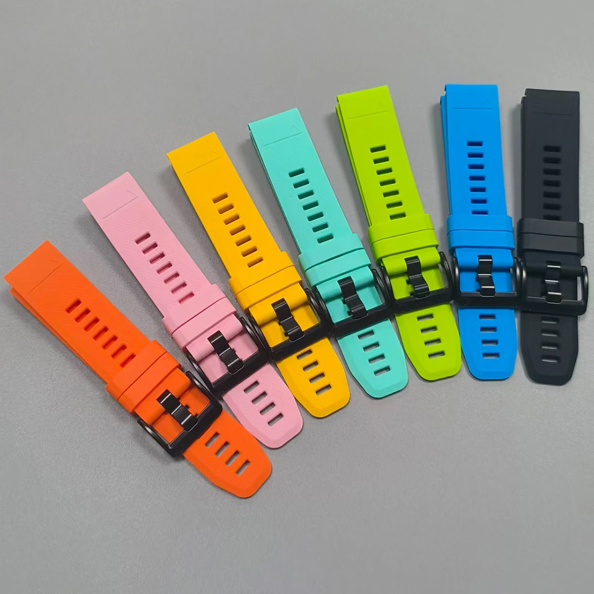 Silikon 22 26 mm Uhrenarmband für Garmin Fenix 8pro E 7 7X 3HR Forerunner 970 965 Epix Instinct 3 2X Schnellverschluss-Armband