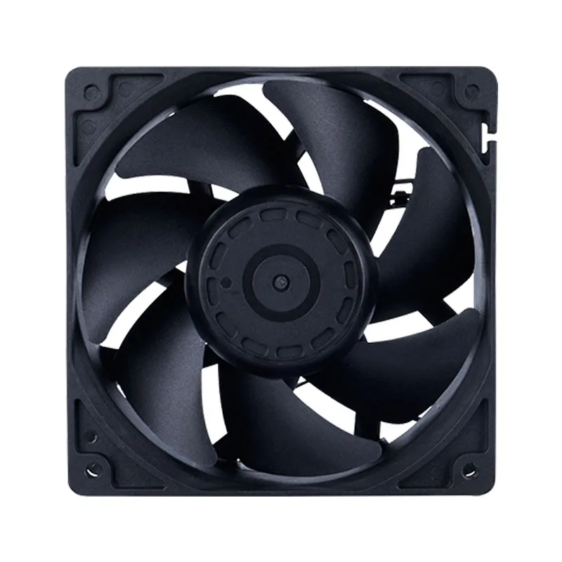 Fãs do sistema de refrigeração para o servidor, 12V, 5000RPM, alta velocidade, ventilador 120 milímetros, 120 milímetros, 2 Ball Bearing, Workstation, BTC, Mining Gabinete Caso, 12 centímetros