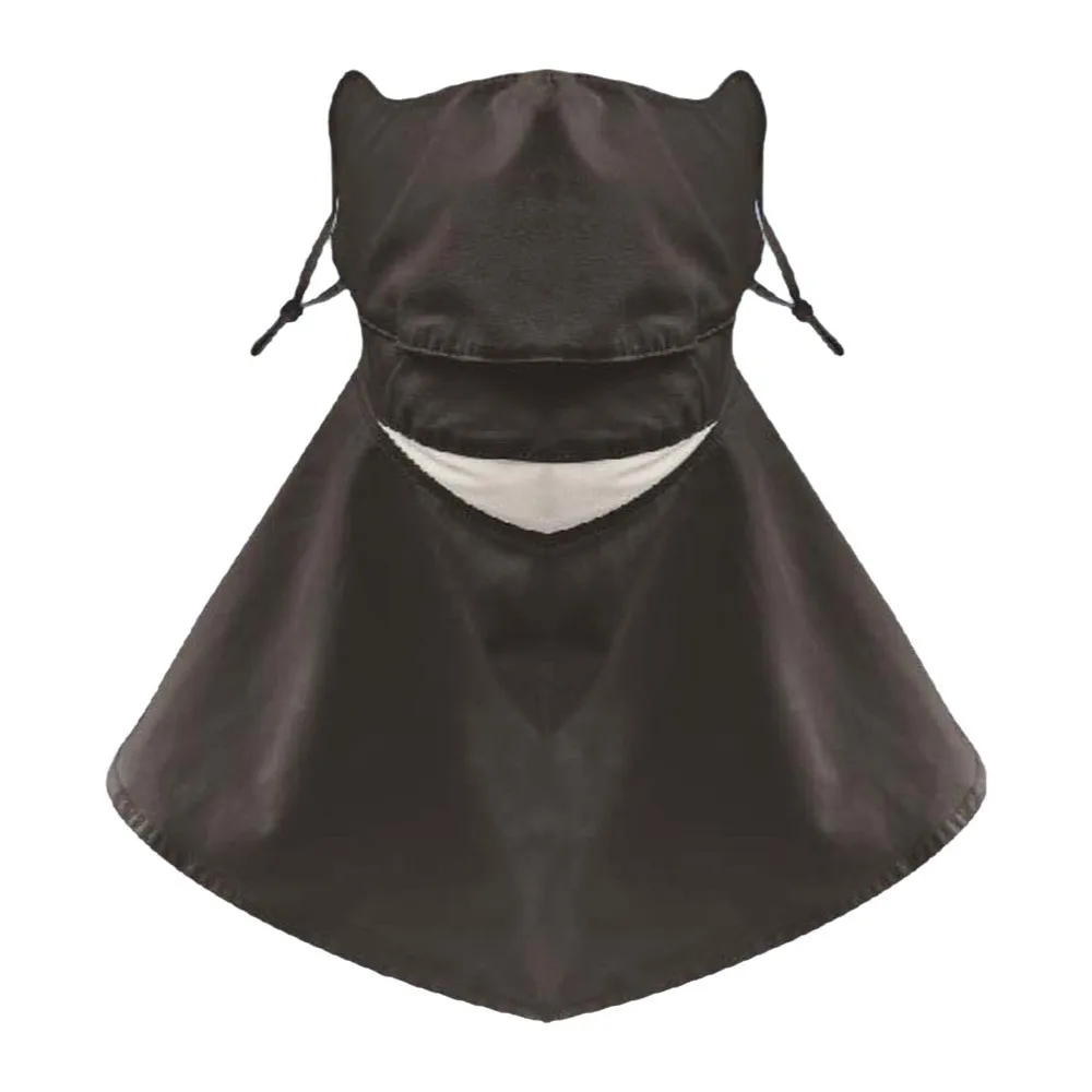 

Ice Silk Sunscreen Mask with Shawl Elastic Thin Face Sun Protection Neck Protection Solid Color Breathable Sunshade Mask Summer