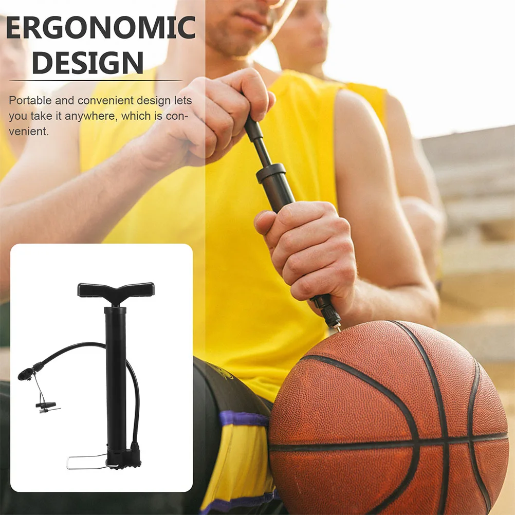 

1 set Portable Pump for Sports Balls Basketball Soccer Balloon Yoga Handheld Inflator Basketball Pump Bike Tire