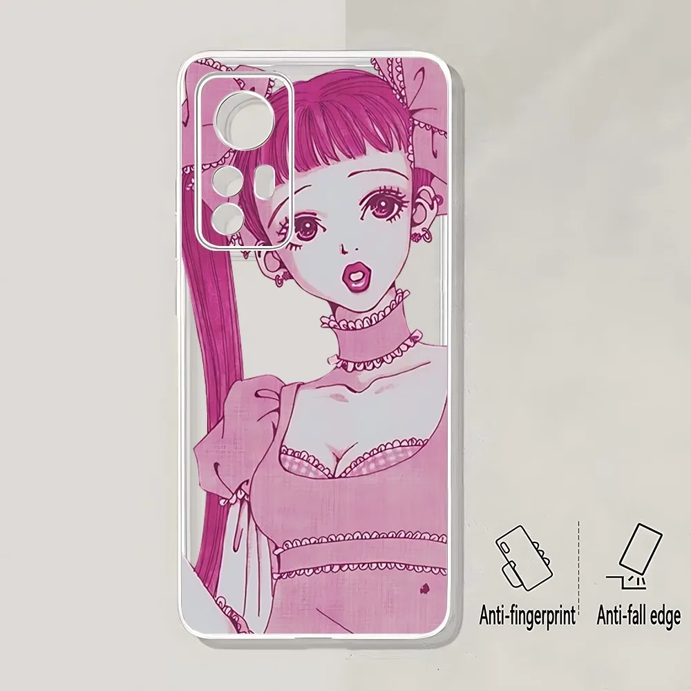 Anime Paradise Kiss Miwako Phone Case For Xiaomi 11 Redmi Note 11 5G 8T 9A 9 10T Note8Pro Note9 12SUltra Transparent Case