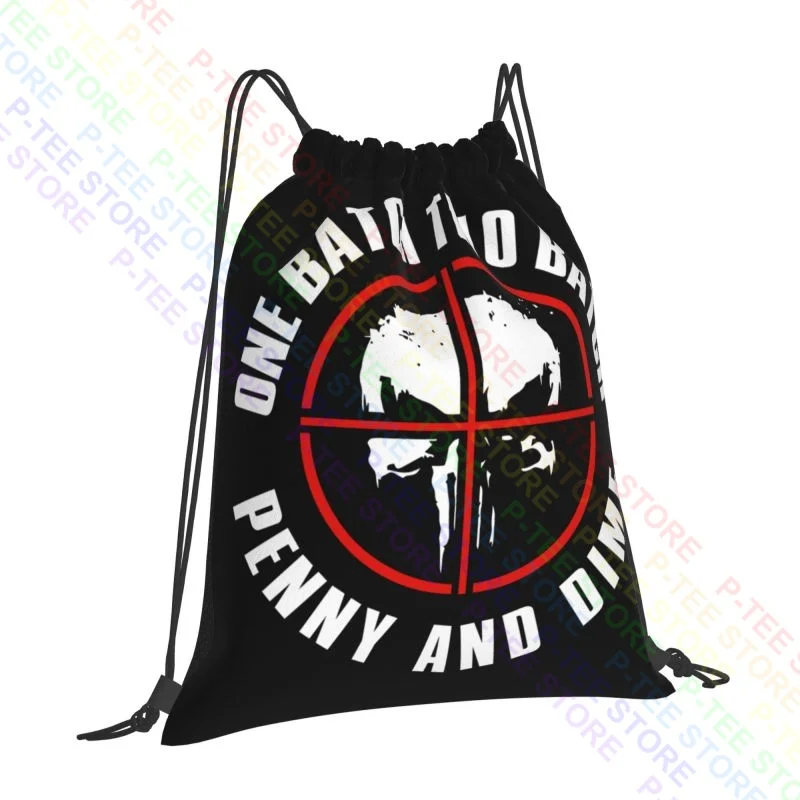 Marvellous One Batch Two Batch Penny And Dime Punish Drawstring Bags Gym Bag Portable Multi-function