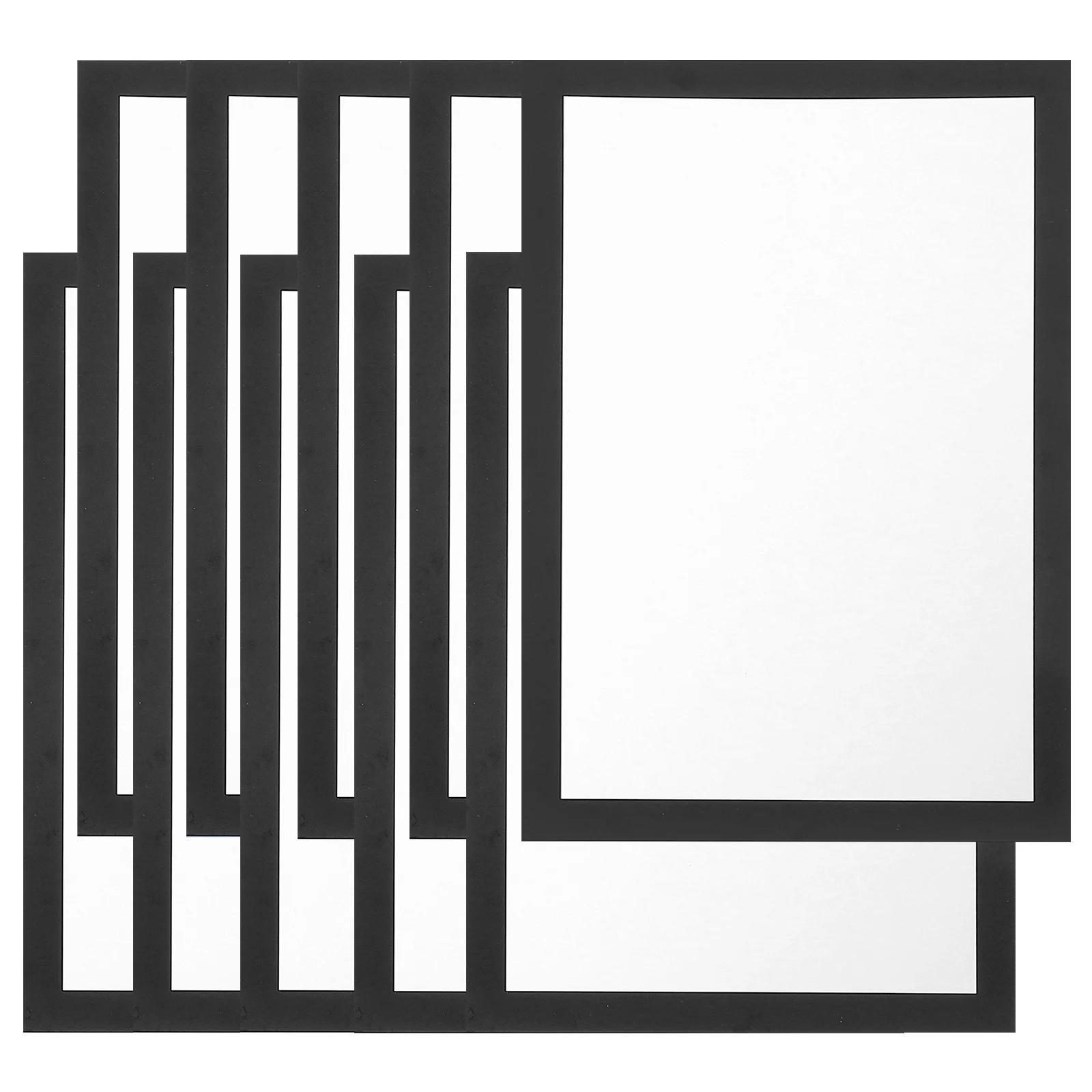 กระดาษแข็งหนา 10 แผ่นสำหรับวาดเขียนการ์ดอวยพรโครงการงานฝีมือแผ่นการ์ดเปล่าเรียบ