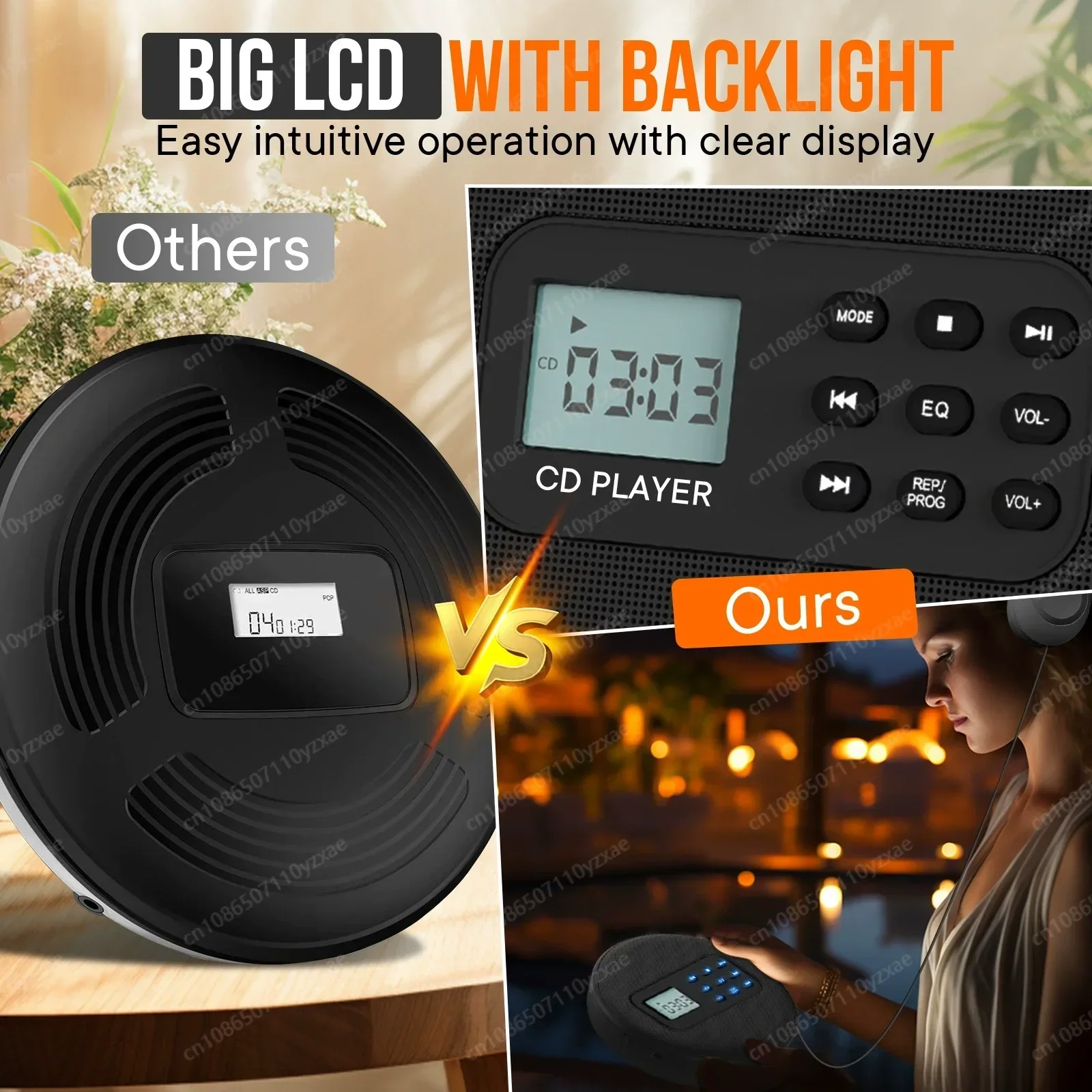 

Retro CD Player Bluetooth Play Record player White Home CD PLayer Transparent Bluetooth CD PLAYER USB For Home Party Study