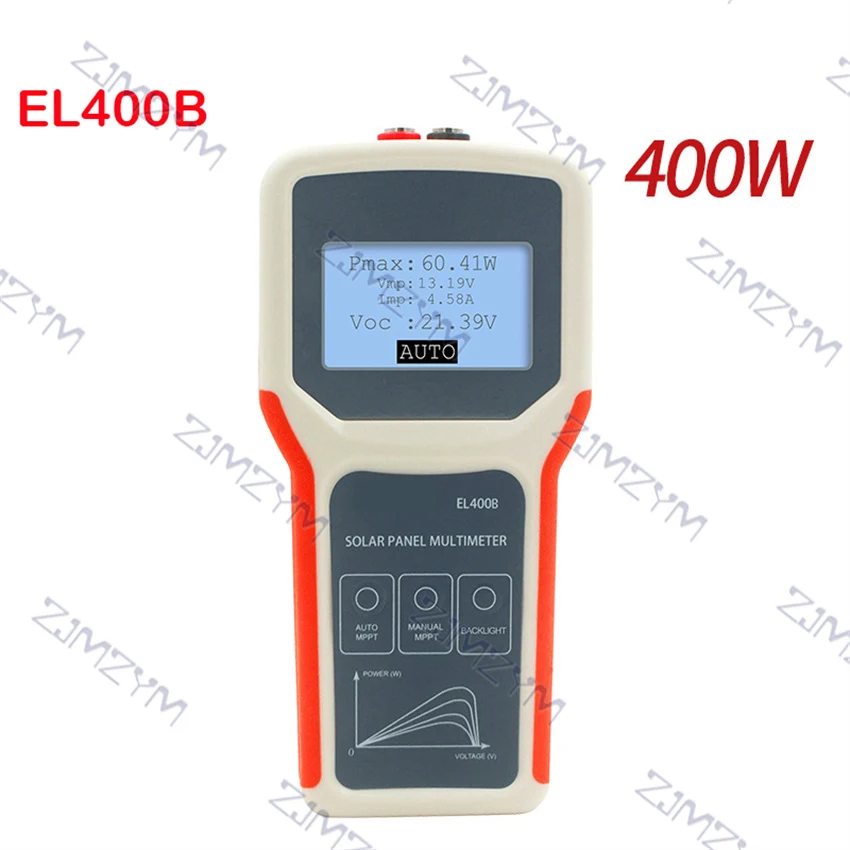 EL400B/ EY800W Panel fotowoltaiczny multimetr Auto/ręczne wykrywanie MPPT Panel słoneczny LCD MPPT Tester narzędzie do testowania napięcia