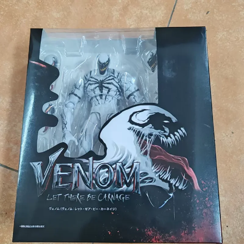 

Новая фигурка Человека-паука 2026 года: Серия SHF, Веном, Белый симбиоз, экстраординарная модель с подвижными суставами, игрушка-подарок