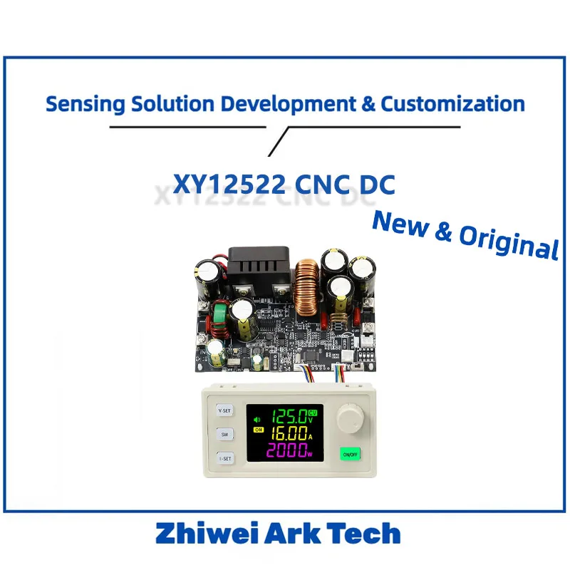 

XY12522 CNC Buck Power Supply, DC Adjustable 12V-140V, MPPT Solar Charging, Constant Voltage/Current, Firmware Upgradable