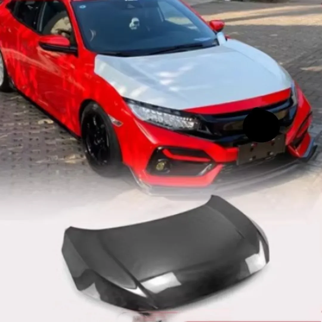 

For Honda civic 10th modified Carboin Fiber Engine Hood Engine Cover Assembly Body Kit Auto Accessories