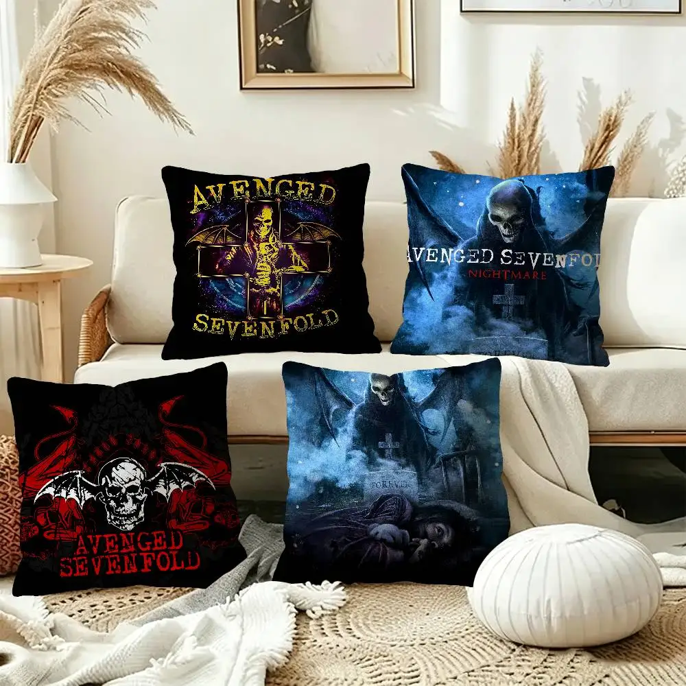 Metal band A-Avenged S-Sevenfold Cushion Cover Decorative Pillow Sofa Home Decor case pillow cases