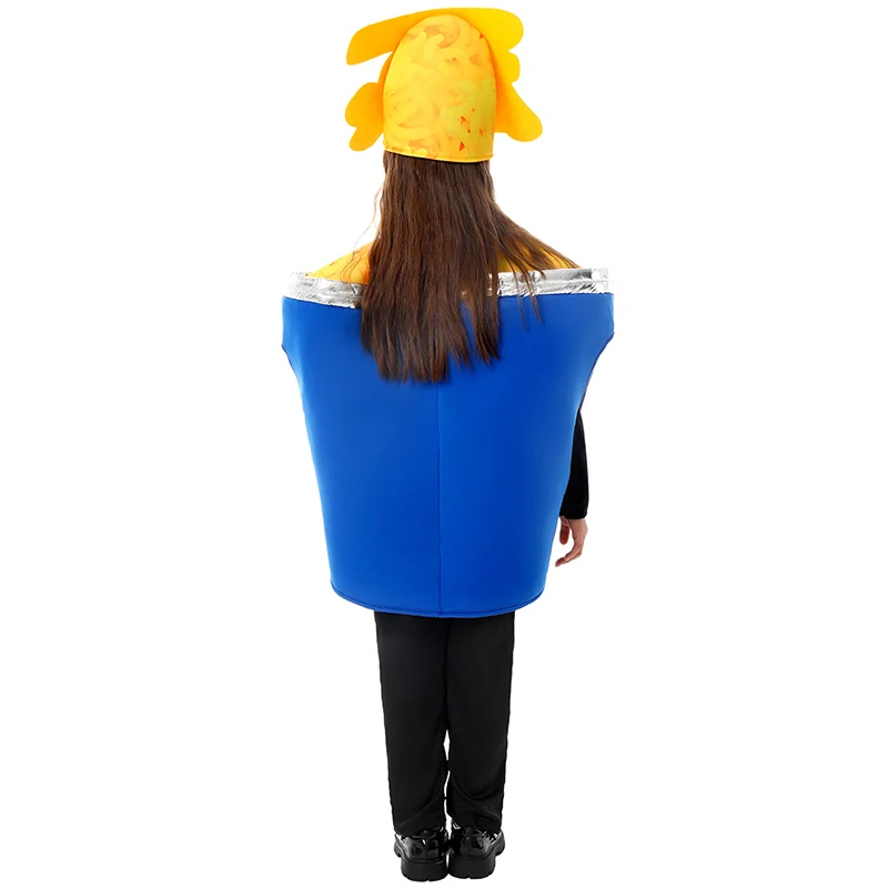 فستان الهالوين للأولاد والبنات من ماك آند تشيز فود للهالوين، زي أسبوع الكتب للأطفال، زي معكرونة وكوب الجبن #5