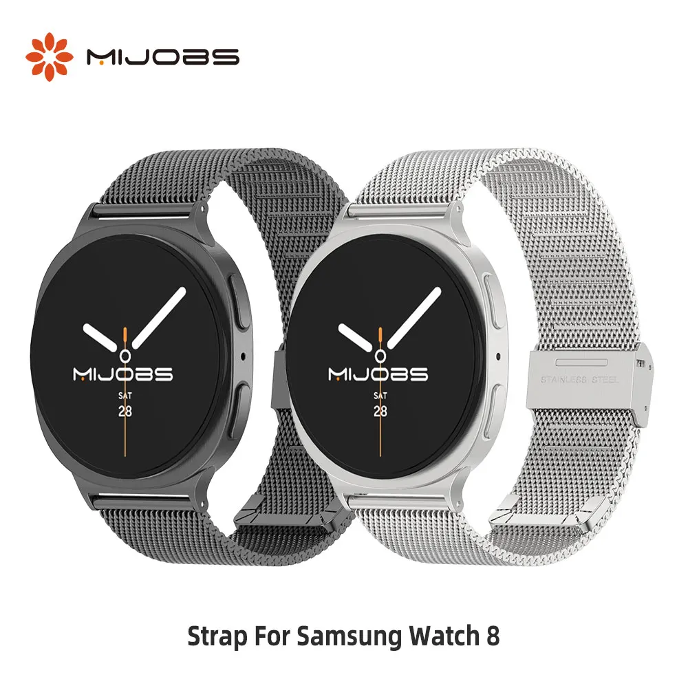 Armband für Samsung Watch 8, Armband für Samsung Galaxy Watch 8 Classic 46mm, Armband für Samsung Watch 8 40mm 44mm, Metallarmband