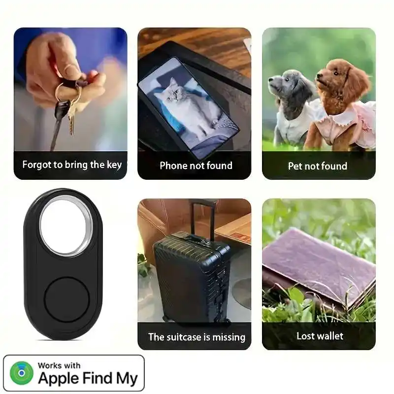 جهاز تعقب GPS الذكي بتقنية البلوتوث يعمل مع Apple Find My Anti Lose Reminder Device Smart Tag بديل لحماية خصوصية البطارية