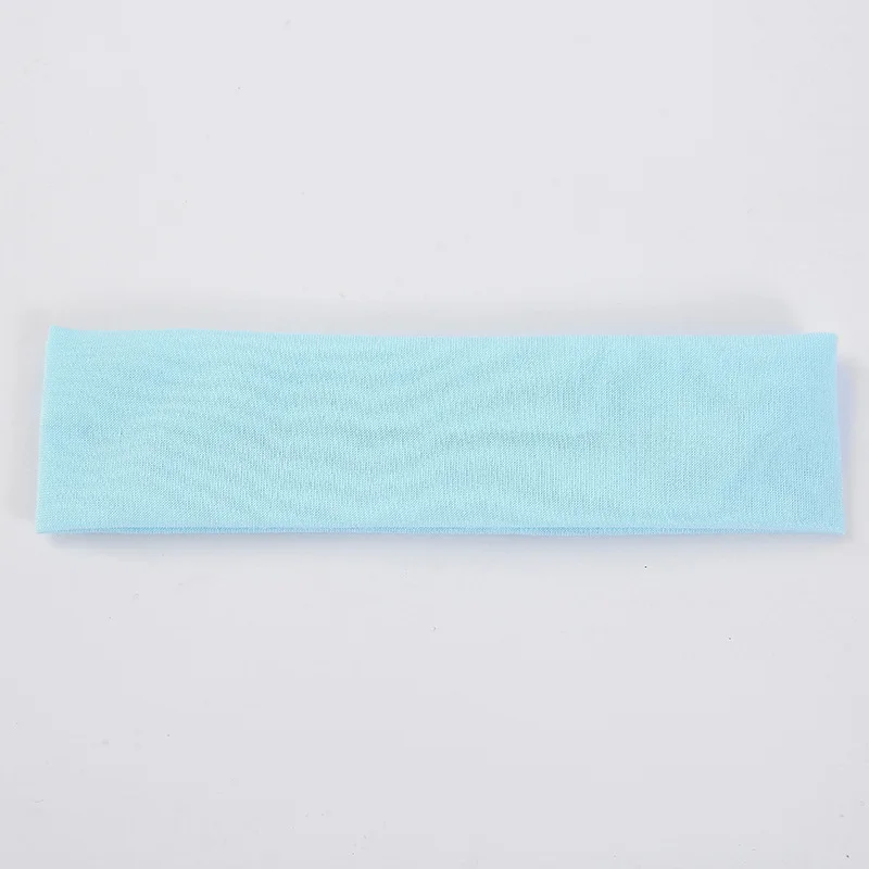 2024 Cycling candy color headband Solid color elastic sports headband  Fitness Yoga antiperspirant headband Hair accessories