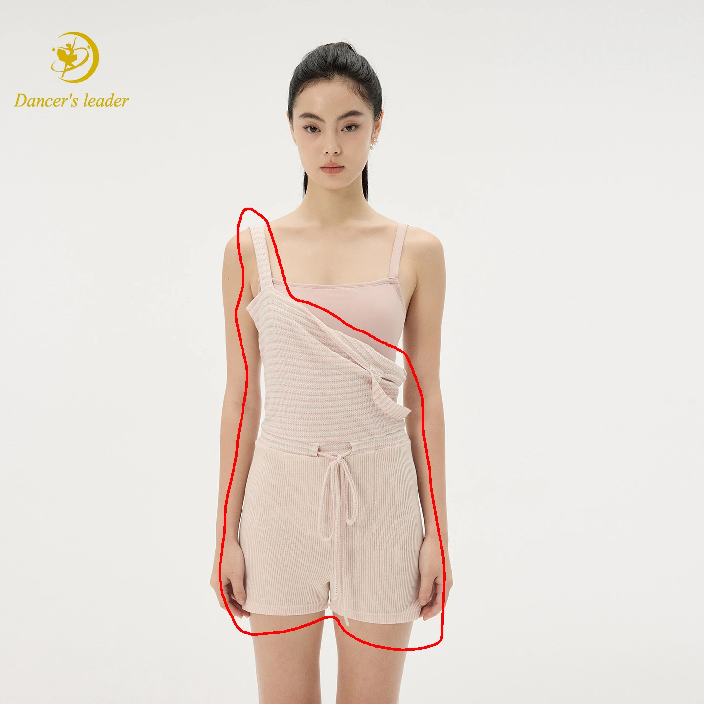 بذلة الباليه المهنية الكبار النساء التخسيس الرقص اليوغا ممارسة البدلة التدرج اللون منعت الدافئة بذلة السراويل #1