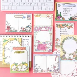 Korean version of cute cat large note pad cartoon tearable message pad note memo note paper 50 sheets