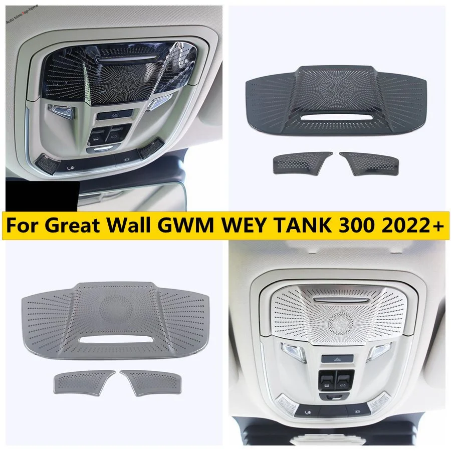 

Roof Reading Lights Lamps Decor Frame Cover Trim Fit For Great Wall GWM WEY TANK 300 2022 2023 Interior Car Accessories