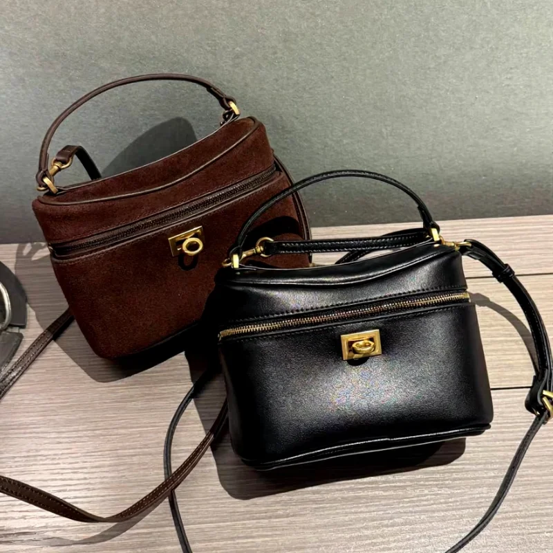 

Брендовый косметичка на молнии, сумка с застежкой-застежкой, сумка через плечо с регулируемым ремешком, сумка для ручной переноски, состаренное золото, фурнитура, кошелек