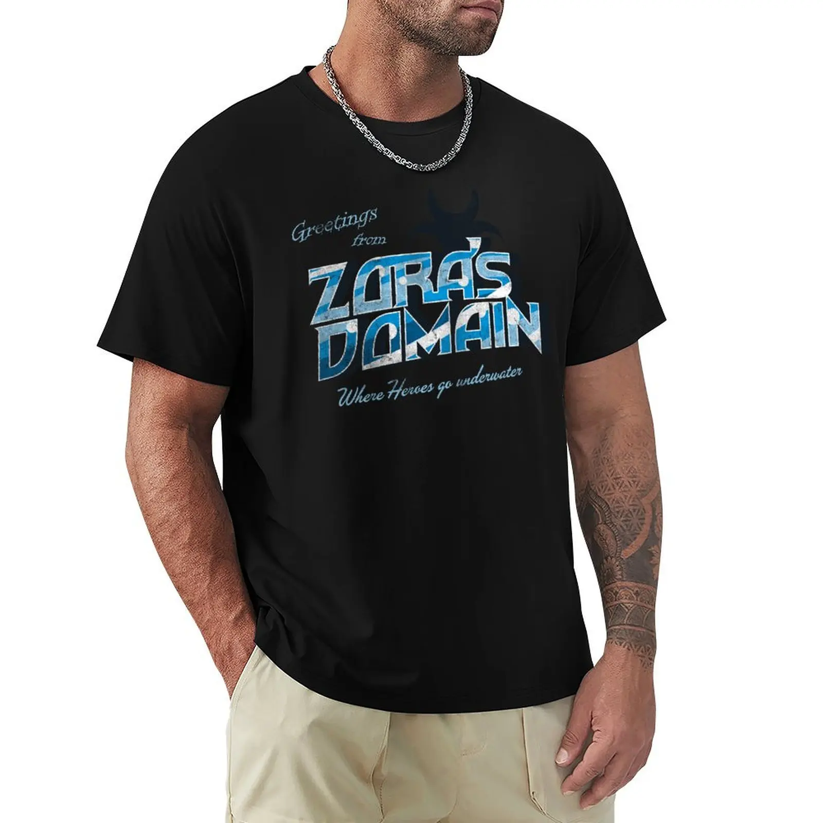 Greetings from Zora's Domain T-Shirt Big and Tall Solid Color T-Shirt