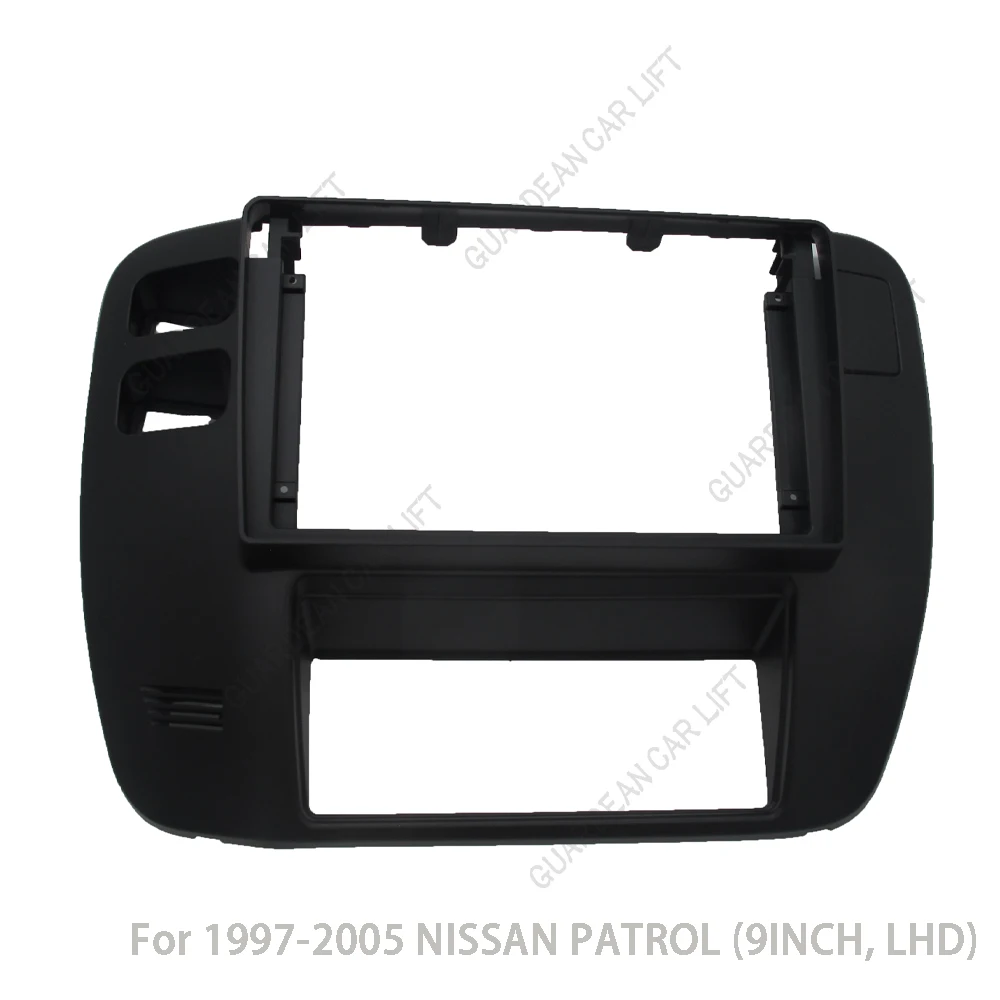 For Nissan Patrol 1997-2005(9Inch) Car Radio Fascias GPS MP5 Android Stereo DVD Player 2 Din Head Unit Panel Dash Frame Trim Kit