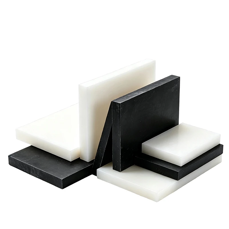 1~4pc Thickness: 2~50mm Length/Width:100~300mm Black/White POM Sheet Hard Plastic Board High Strength Polyoxymethylene Board