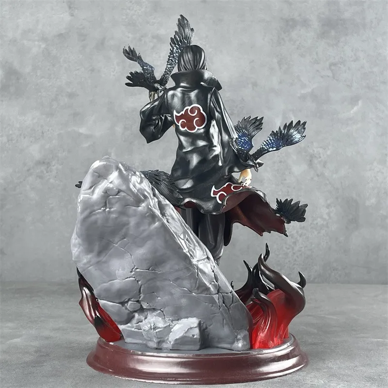 27cm Anime Naruto Figure Raven Weasel Uchiha Weasel Action Figure Model Statue Model Collection Decoration Model Toys Gift image 2