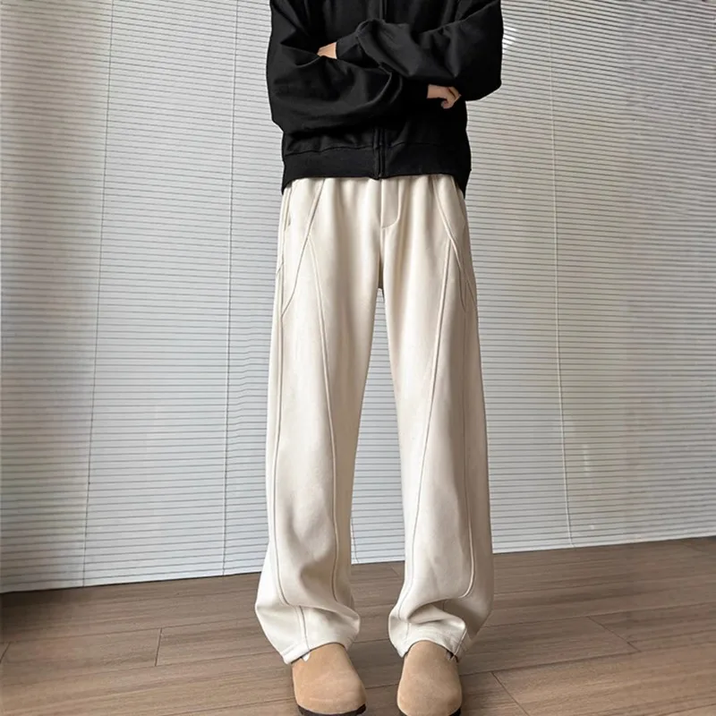 

Прямые повседневные брюки мужские Scimitar осенняя модная брендовая свободная драпировка