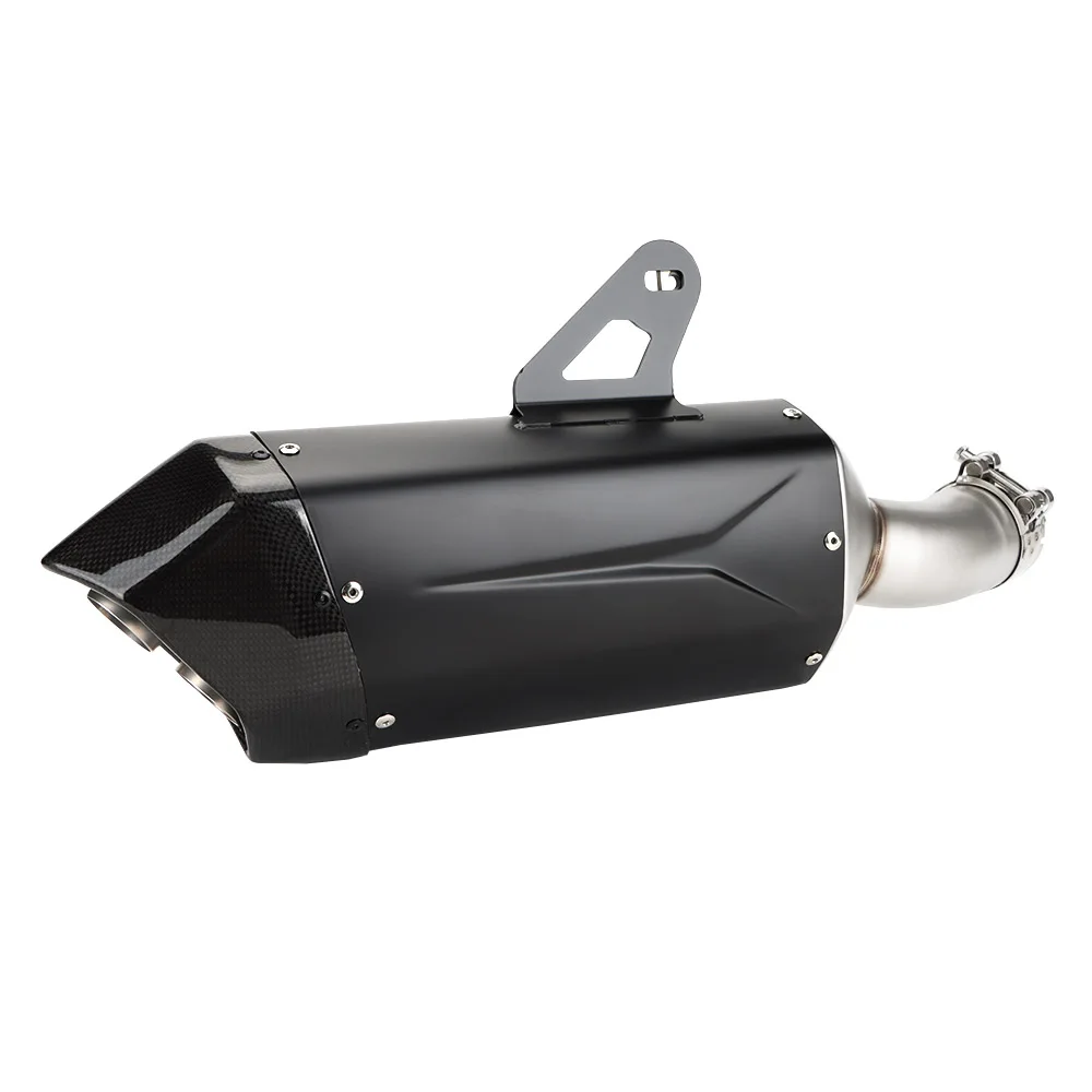 Motorcycle Exhaust System For BMW R1300GS R 1300GS R 1300 Gs ADV 2024-2025 Slip-On Double Hole Muffler Pipes Modified Tail Pipe