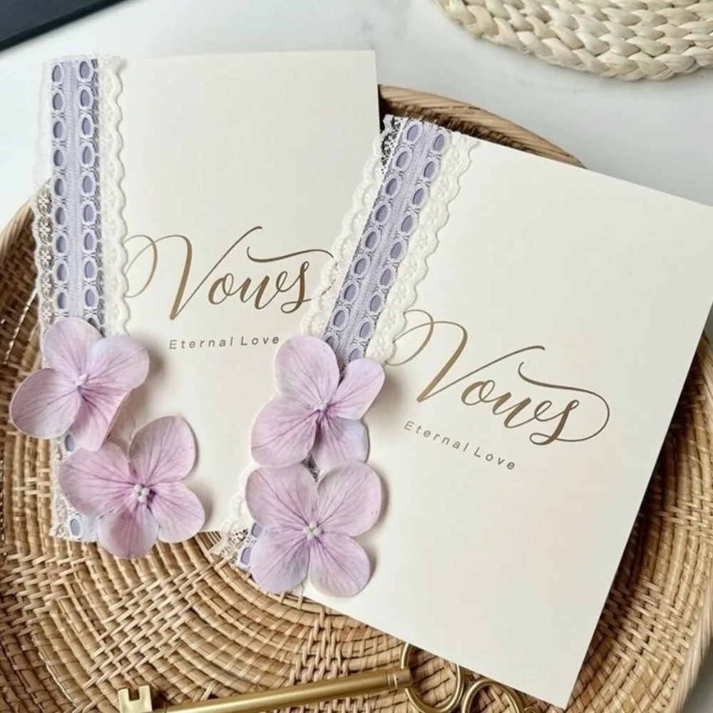 Purple High-end Wedding Vow Card Bride and Groom's Speech Card Handwritten Speech Card Wedding Declaration Card Vow Card