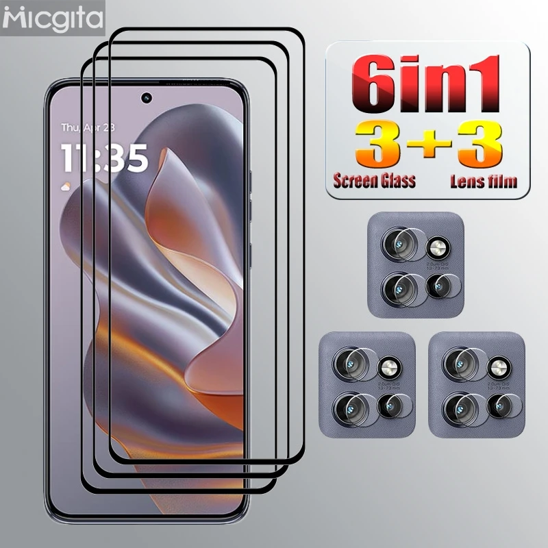 

Tempered Glass For Moto S50 Screen Protector 6.36" Anti-Scratch For Moto S50 Soft Fiber Camera film