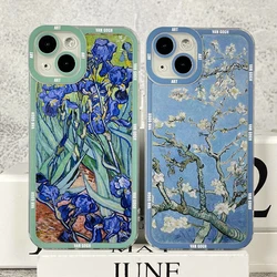 Etui do Xiaomi Mi 11 5G Redmi Note 9 10 11 12 11T 12T Poco X5 X4 X3 NFC Pro Cove Van Gogh Oil Painting Flower Series