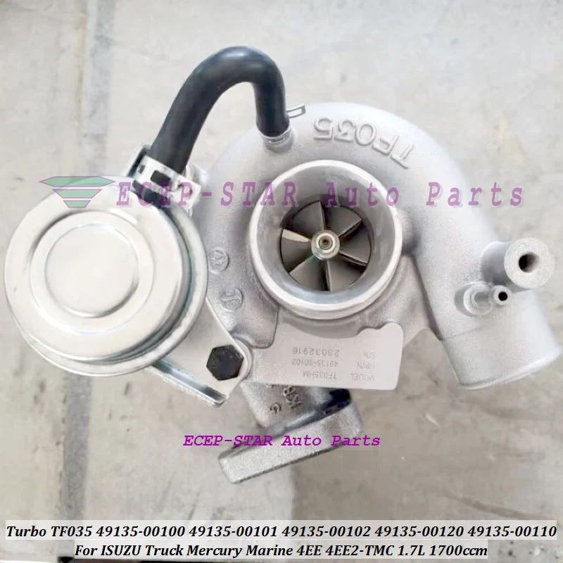 Turbo TF035 49135-00100 49135-00102 49135-00120 For ISUZU Truck Mercury Marine 4EE 4EE2-TMC 1.7L 1700ccm 49135-00101 49135-00110