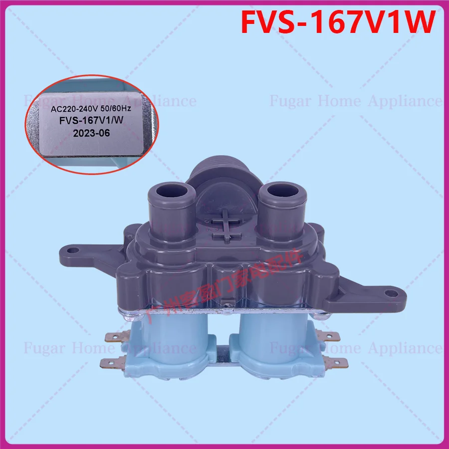 

Впускной клапан для воды для стиральной машины LG FVS-167V1W AC220-240V, аксессуары для электромагнитного клапана на входе воды с двойной головкой