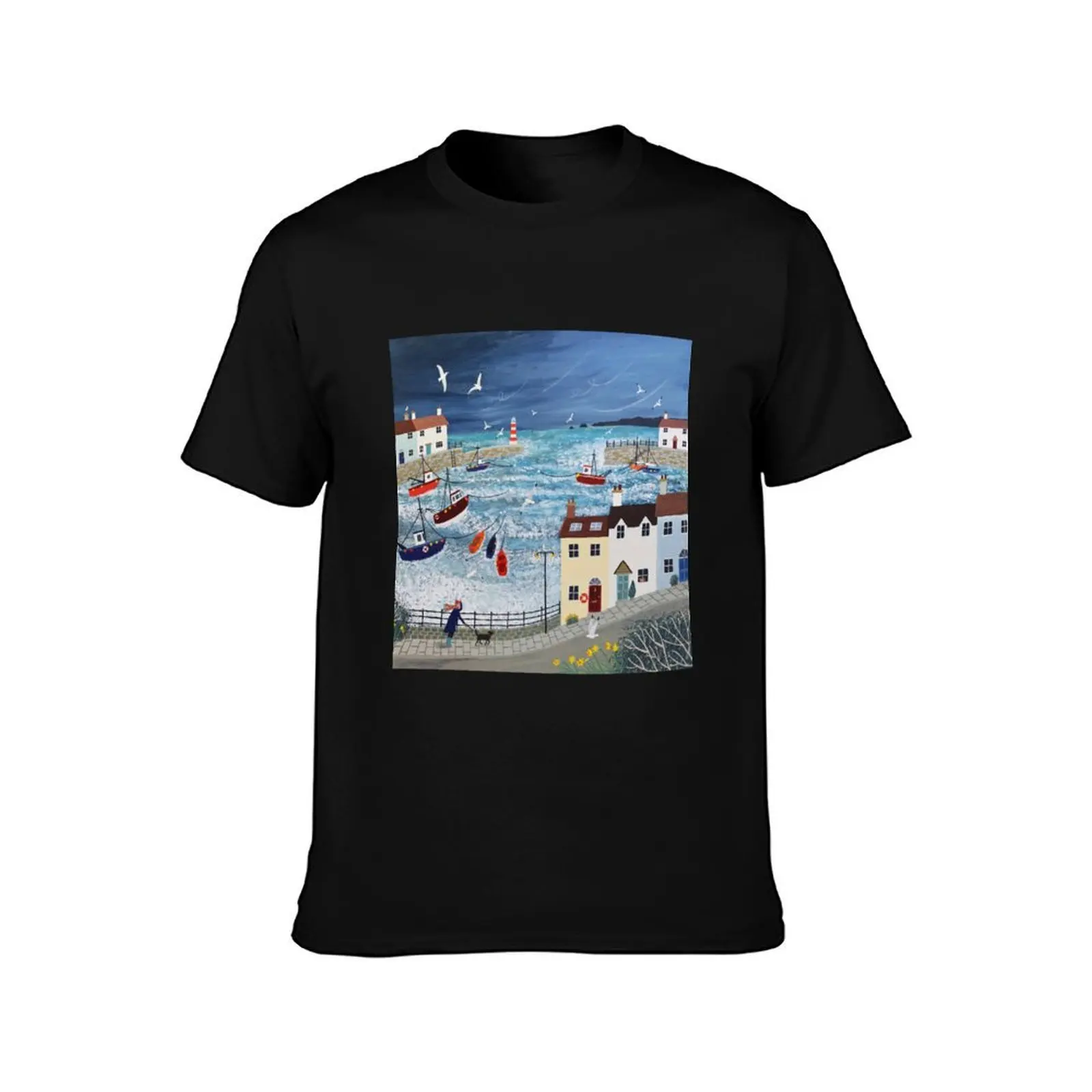 Stormy Harbour T-Shirt Sport Basic Moisture Wicking Tee T-Shirt