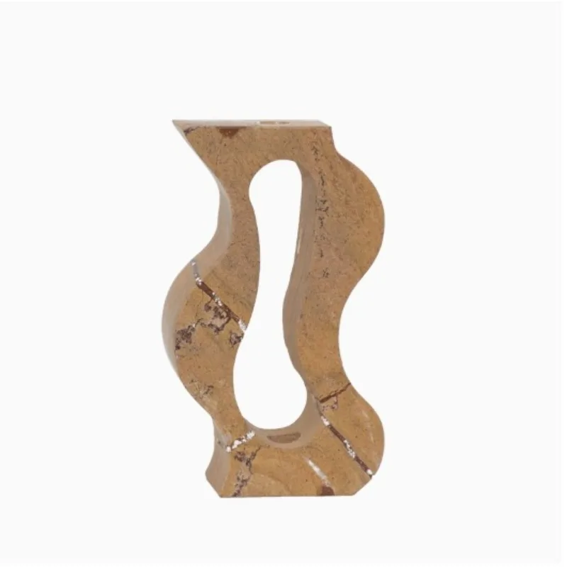 

Modern Italian minimalist marble special-shaped ornament desktop home decoration