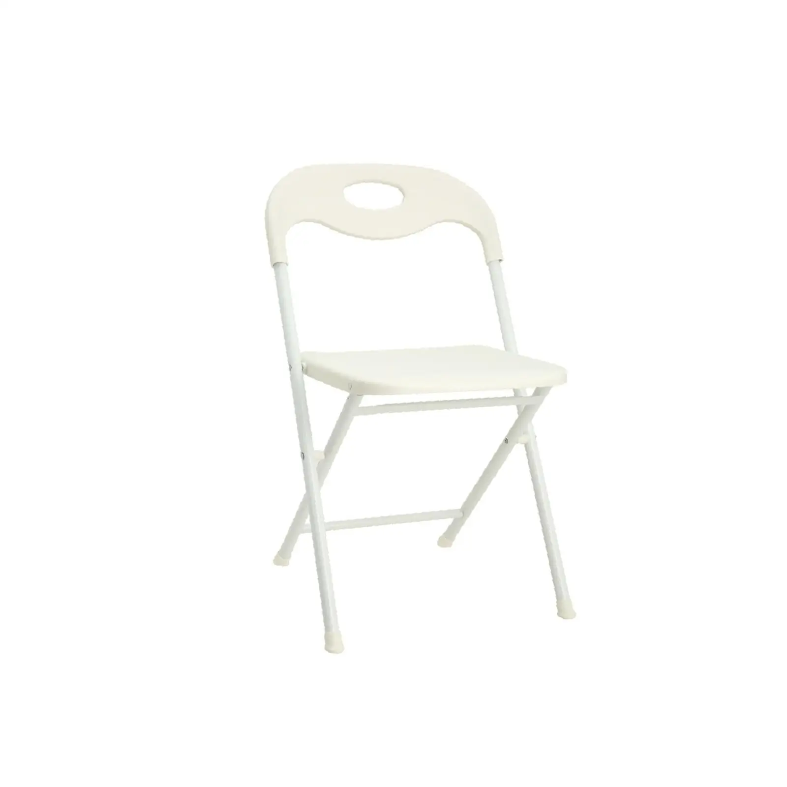 

Водонепроницаемые металлические складные стулья белого цвета, штабелируемые, сверхпрочные, грузоподъемность 800 фунтов, с ножками, не царапающими поверхности, для вечеринок и столовых.