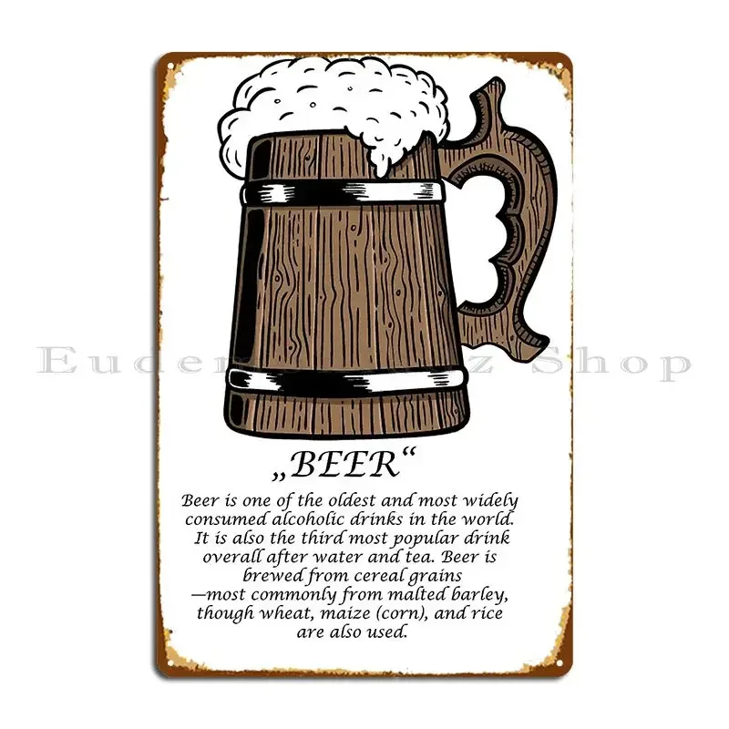 Freshly Drafted And Foaming Beer With Definition Vers 3 Metal Plaque Poster Wall Plaque Wall Decor Custom Create Tin Sign Poster