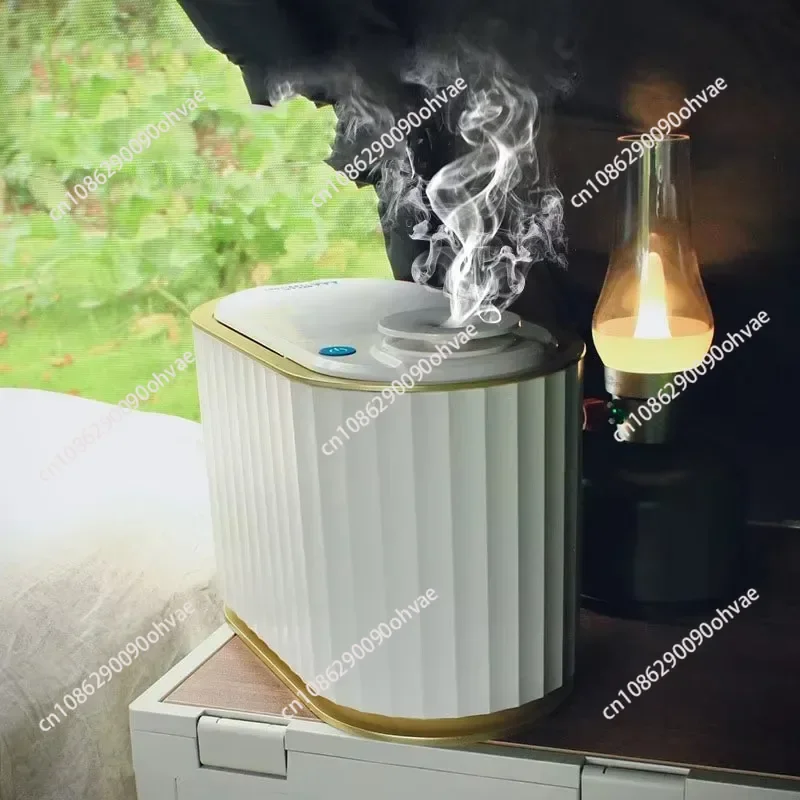 Household living room bedroom light luxury trash can automatic sensing flip bin with aromatherapy smart trash can