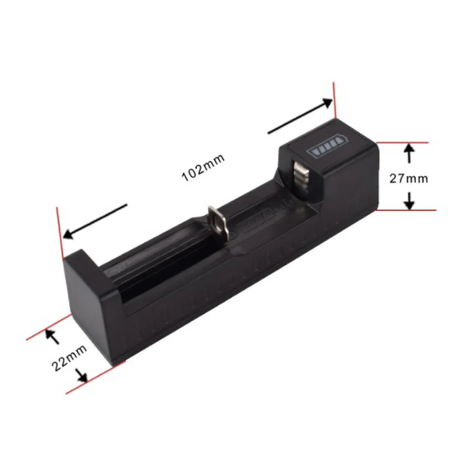 Multifunctional Protection Universal LED Smart Battery Charger Quick Charging Portable For 16340/14500/18650/26650 Battery