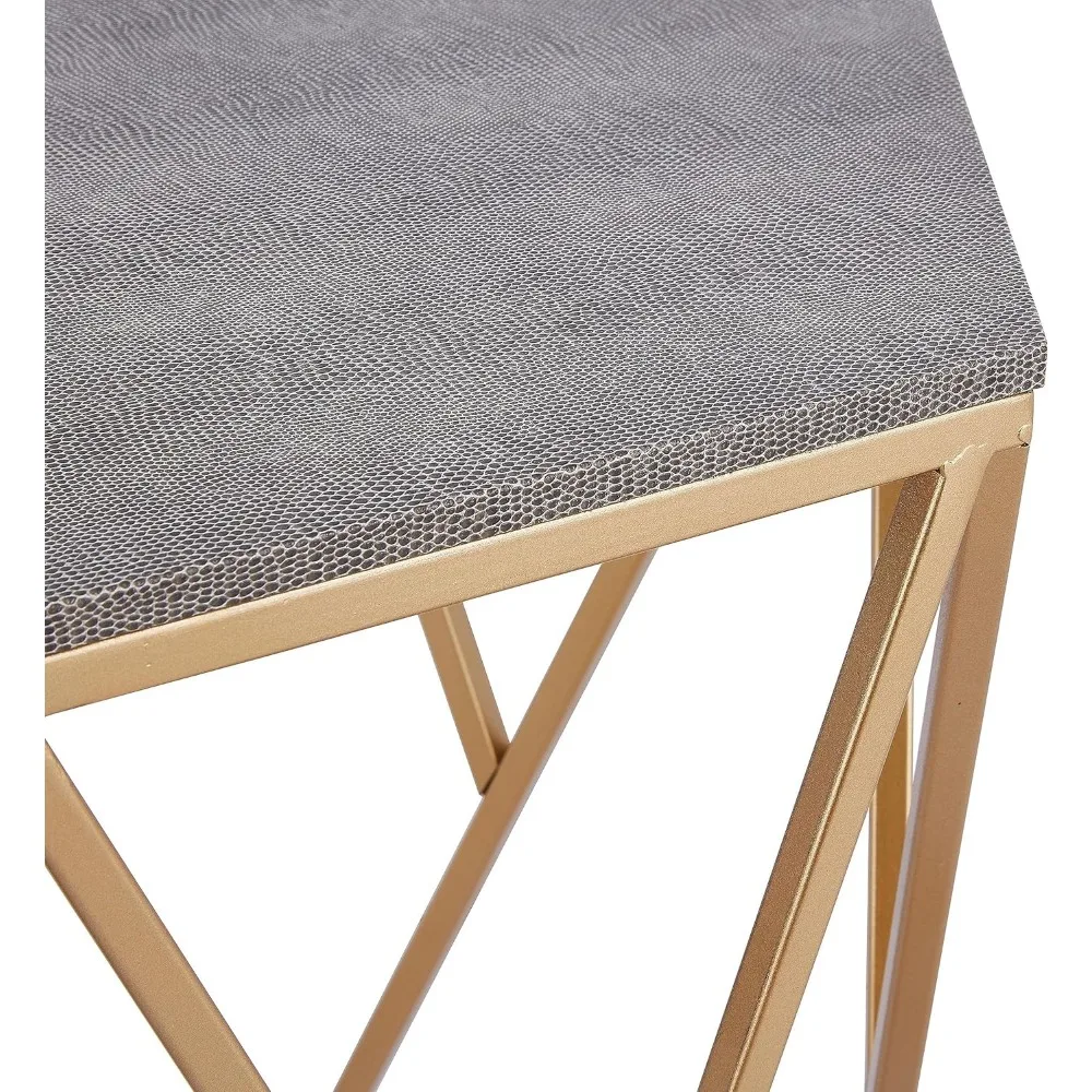 Móveis npd e mais mesa final Cressa Faux Shagreen